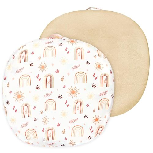 TANOFAR Newborn Lounger Cover 1 Pack, Baby Lounger Pillow Covers for Girls Boys, Removable Cover for Infant Lounger Pillow Cover, Comfortable, Rainbow