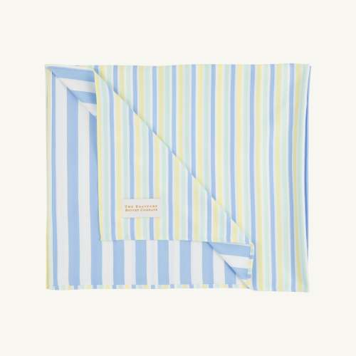 Calloway Quick Dry Towel - Siesta Key Stripe (Blue) with Beale Street Blue Stripe
