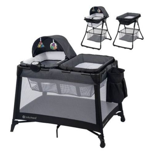 Baby Trend Willow Nursery Center Deluxe Playard with Bassinet Stand/Changing Stand