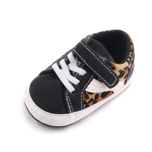 Clowora Unsex Baby Boys Girls Canvas First Walkers Shoes,Newborn Infant Non Slip Soft Sole Crib Casual Sneaker