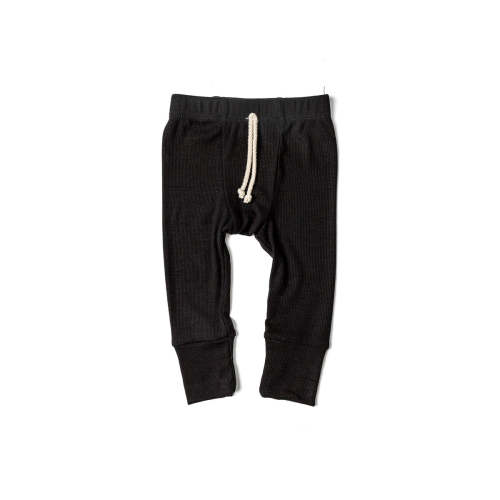 rib knit pant - ink