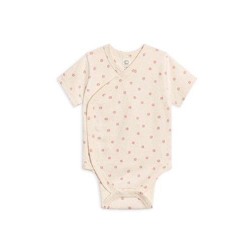 Colored Organics Unisex Newborn 100% Organic Cotton Bodysuit - Short Sleeve Infant One Piece - Baby Boy and Girl Clothing