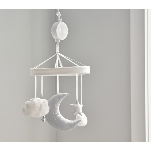 Skye Moon & Stars Musical Baby Crib Mobile