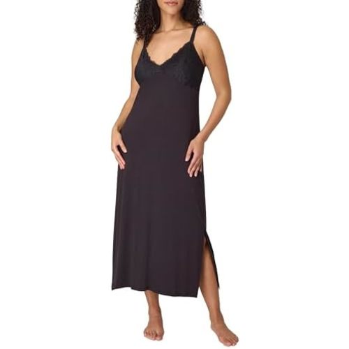 Bali womens Nightgown, Breathe Lace-trim Nightgowns for Women With Adjustable Straps, Breathable Sleepwear Gown