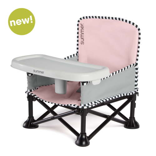 Summer Pop 'n Sit SE Portable Booster Seat, Bubble Gum