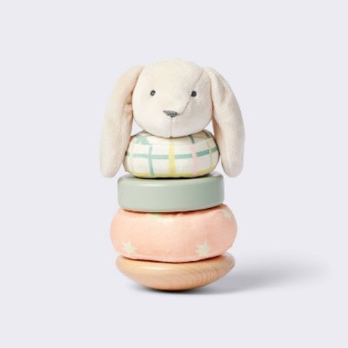 Plush + Wood Stacker - Bunny - Cloud Island™