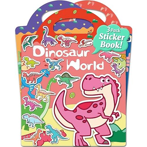 Benresive Reusable Sticker Books for Kids 2-4, Sticker Books for Toddlers 1-3 2-4, Toddler Travel Toys Activities Crafts Gifts
