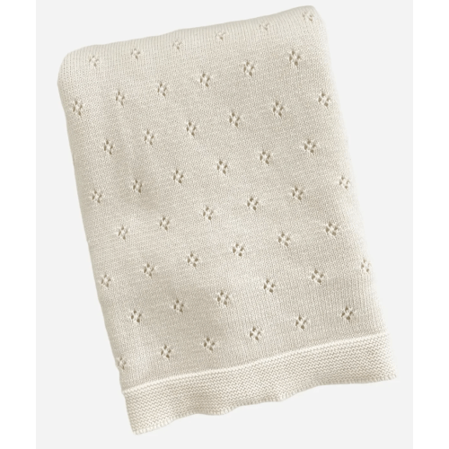 Cotton Heirloom Pique Blanket