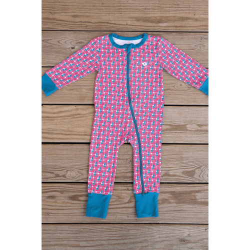 Baby Zip Up - American Flag Print – BURLEBO