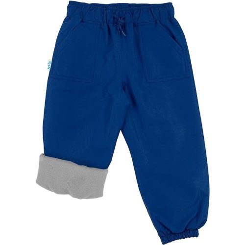 JAN & JUL Kids' Waterproof Cozy-Dry Rain/Snow Pants, Lined with Fleece