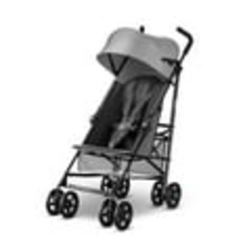 MAMA & BABY Trek Lite Umbrella Stroller, Compact Fold, Multi-Position Recline, Gray, 13.5LB, Unisex
