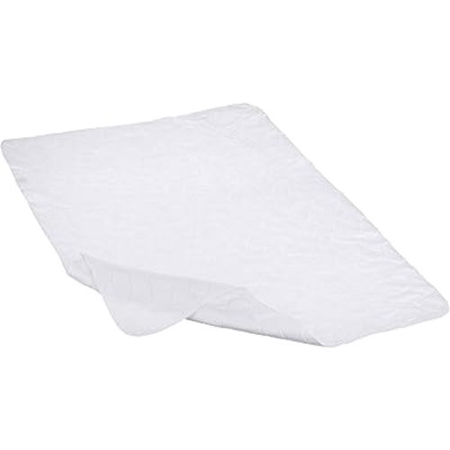 American Baby Company Waterproof Flat Reusable Multi-use Pad Protector, Quilt-Like Multi-use Protective Mattress Pad Cover for Babies, Adults and Pets, White, 27" x 36"
