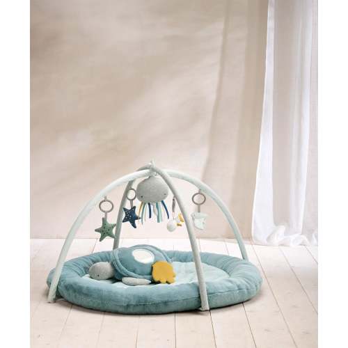 Welcome To The World Under The Sea Playmat - Blue