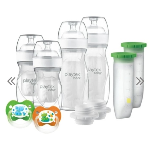 Playtex Baby Nurser DELUXE Gift Set with Drop In liners and Silicone Pods