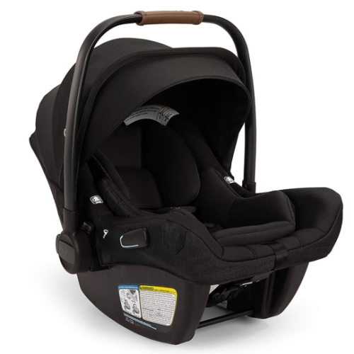 Nuna PIPA ™ aire rx Caviar Black Reclining Infant Car Seat + PIPA RELX Base
