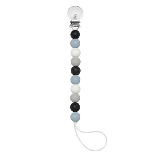 Pacifier Clip - Lolli - Black Blue