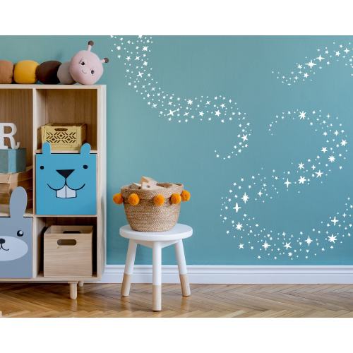 Sparkles and Stars Wall Decals - Nursery Decals, Star Decals, Kids Room Decor, Nursery Wall Art, Celestial Wall Stickers, Stary Sky - WB067