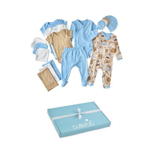 Sweet Beginnings 19-Piece Baby Gift Set, 0-3M