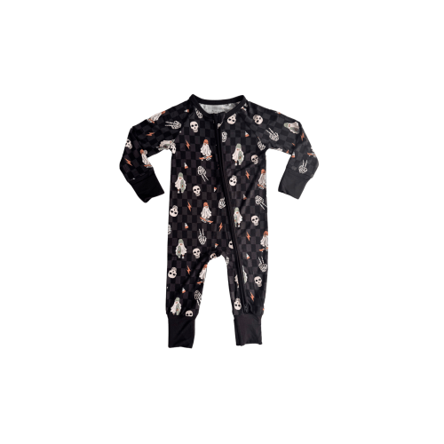Never Ghost You Zipper Romper Jammers x Karrie Locher