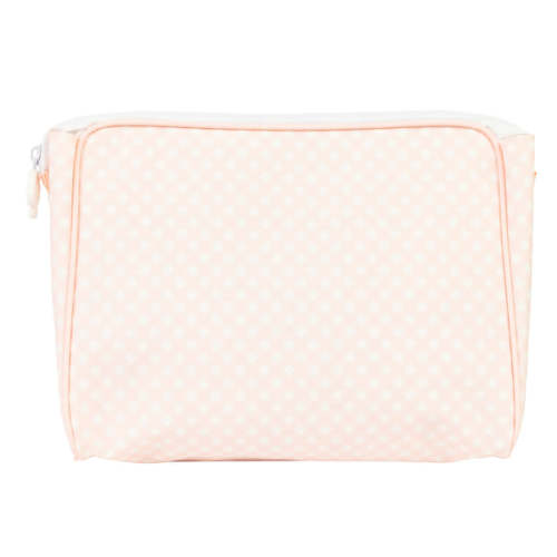 The Go Bag Peachy Pink Gingham Large by Apple of My Isla