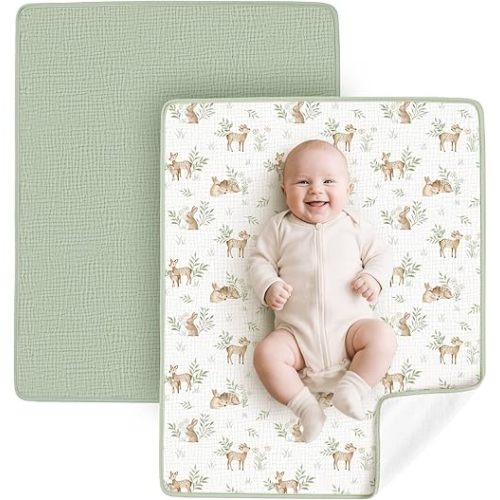 Muslin Cotton Diaper Changing Pad 2 Pack