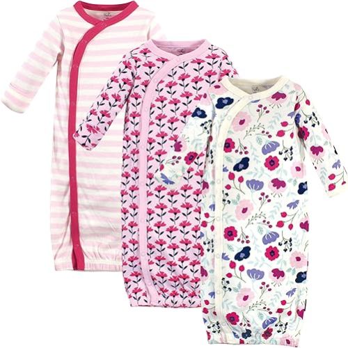 Touched by Nature Baby Girls' Organic Cotton Kimono Gowns