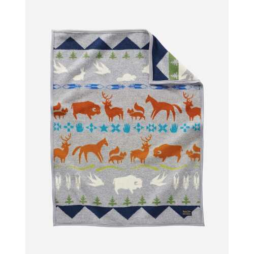 SHARED PATHS CRIB BLANKET