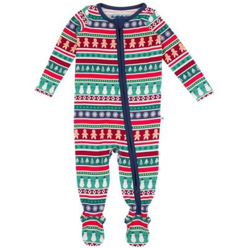 RuggedButts SoftSnooze Baby Boys One Piece Footie Pajamas - Blast Off, 0-3m