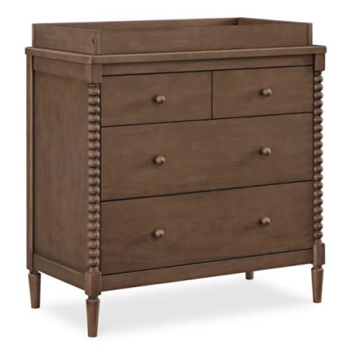 Saint 4 Drawer Dresser with Changing Top and Interlocking Drawers | Delta Children