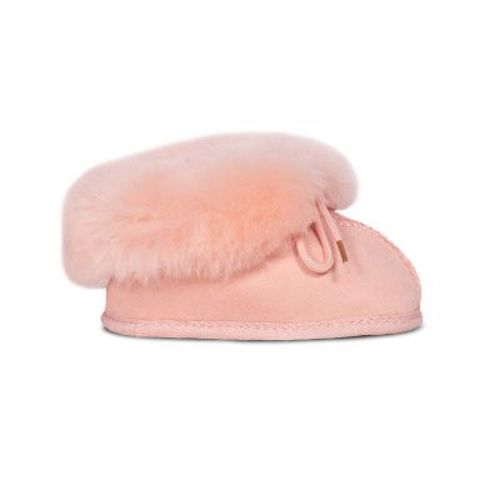 Cloud Nine Sheepskin Sheepskin Baby Booties - Pink - M