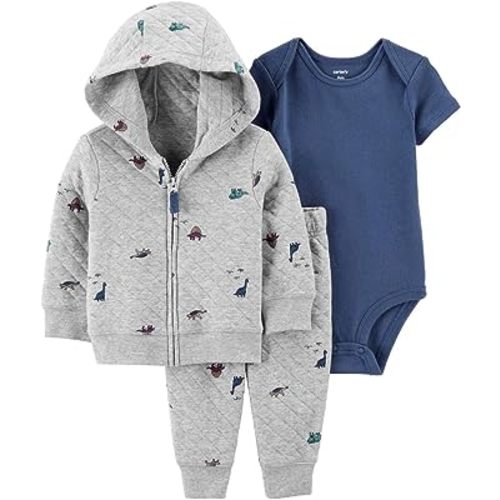 Carter's Baby Boys 3 Piece Little Jacket Set (Polar Bear)