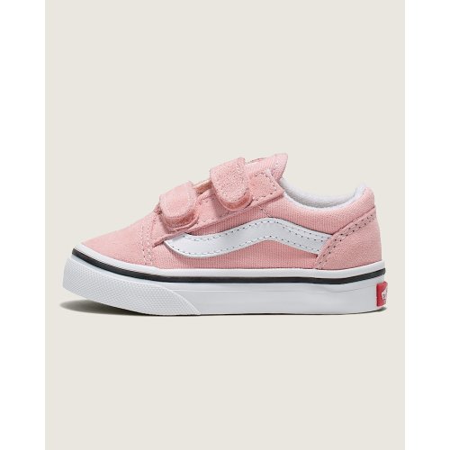 Vans | Toddler Old Skool V Powder Pink/True White Shoes