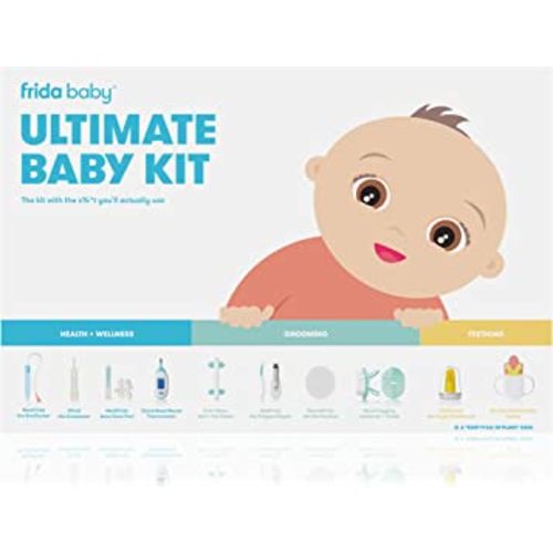 Frida Baby Ultimate Baby Kit | The Complete Baby Health & Wellness, Grooming, and Teething kit