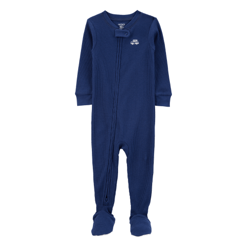 Baby 1-Piece Car Waffle Knit Footie Pajamas - Carter's | Carter's