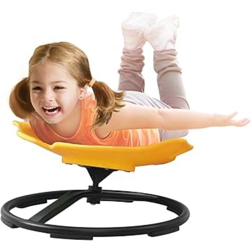 Autism Sensory Products Sit and Spin Kids Swivel Chair for Kids Toddlers Sensory Spinning Seat Improve Kids' Carsickness, Seasickness, Airsickness