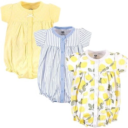 Hudson Baby Unisex Cotton Rompers
