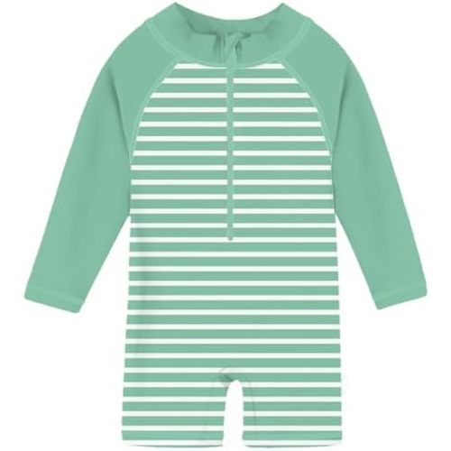 uideazone Baby Toddler Boys Zipper Rash Guard Swimsuit UPF 50+ One Piece Beach Swimwear Bathing Suits 3-36 Months
