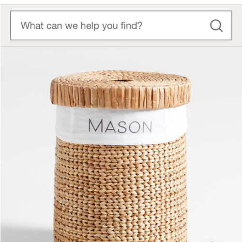 Wonderful Wicker Organic Cotton Hamper Liner