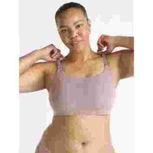 Joyspun Women's Maternity Fit Stretch Nursing Bralette, Sizes S-3XL