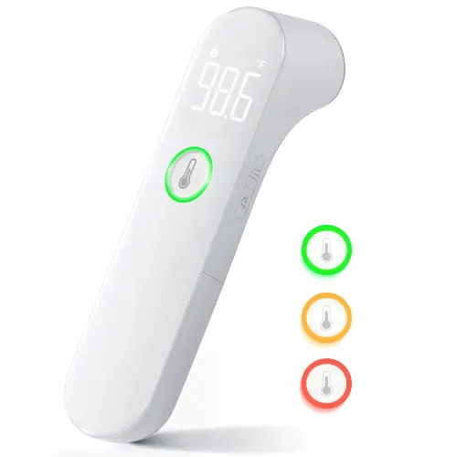 Thermometer for Adults and Kids, Fast Accurate Baby Thermometer, FSA HSA Eligible, Fever Alarm & Mute Mode, Baby Essentials - Lifetime Support