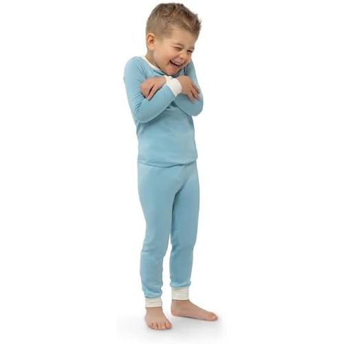 Soft Viscose from Bamboo Pajamas for Kids - Toddler Pajamas for Boys & Girls - Two Piece Set PJs