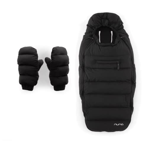 Nuna Footmuff Winter Stroller Set in Caviar – Bambi Baby