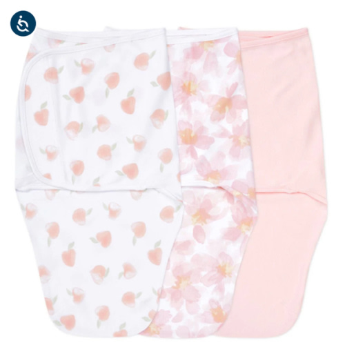 Garden Floral Easy Swaddle No Zipper 0-3M | aden + anais