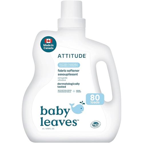 Baby Laundry Fabric Softener Liquid, 80 Loads, Chamomile, 2 L
