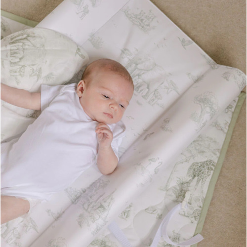 Safari Toile Wipeable Contour Change Pad