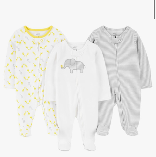 Simple Joys by Carter's Baby 3-Pack Neutral Sleep and Play