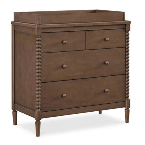 Saint 4 Drawer Dresser with Changing Top and Interlocking Drawers | Delta Children
