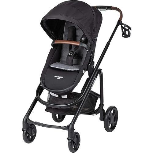 Maxi-Cosi Tayla Stroller, Modular Lightweight Stroller Seat, Parent or World Facing, Essential Black