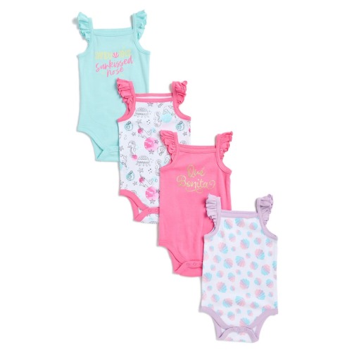 KOALA BABY 4-Pack Assorted Bodysuits | Nordstromrack