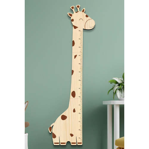 Personalized Wooden Giraffe Growth Chart Height Ruler